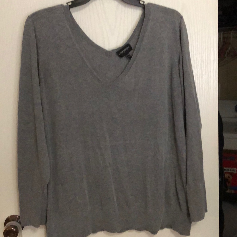 Gray Lane Bryant sweater